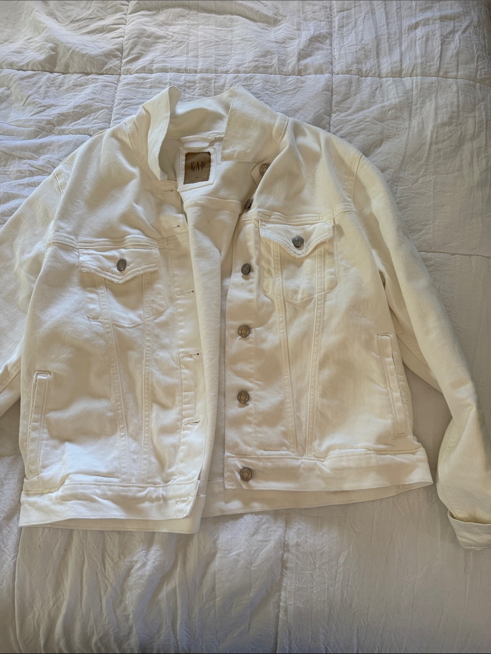 GAP Off-White Women's Denim Jacket